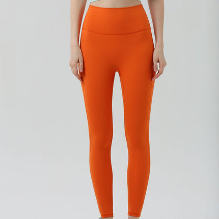 Foreign Trade Cross-border Europe and the United States No Embarrassment Line Naked Yoga Pants Women's High Waist Abdominal Fitness Pants Sports Tight Pants