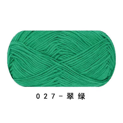 Ruyi Bird Four-Strand Combed Milk Cotton Wool Ball DIY Handmade Crochet Thin Thread Doll Wholesale Wool Ball