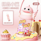 650ml / Pink (comes with strap)