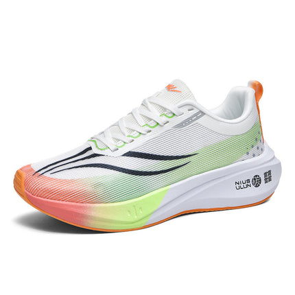 Feidian 3C carbon board running shoes spring and summer men's and women's shock absorption marathon training shoes mesh racing sneaker
