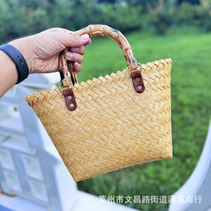 Woven Bamboo Bag / Sac Tressé Bambou