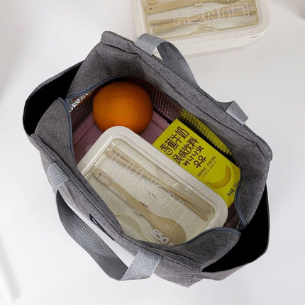 Student Lunch Box Bag, Insulated Lunch Bag, Handbag, Waterproof and Oil-Proof Meal Bag for School, Thickened Aluminum Foil Bag