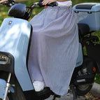 Black striped-Sun skirt / Free size (40.00 kg-85.00 kg