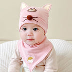 Cat Ears Pink Suit / 1-12 months 38-46cm