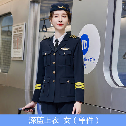 Explosive Spring and Autumn Security Work Clothes Suit Real Estate Sales Department Concierge Suit New Security Property Image Post Uniform