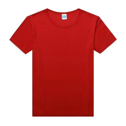 Cotton Catering Overalls Summer Waiter Round Neck T-Shirt Barbecue Hotel Milk Tea Hot Pot Shop Short Sleeve Printed logo
