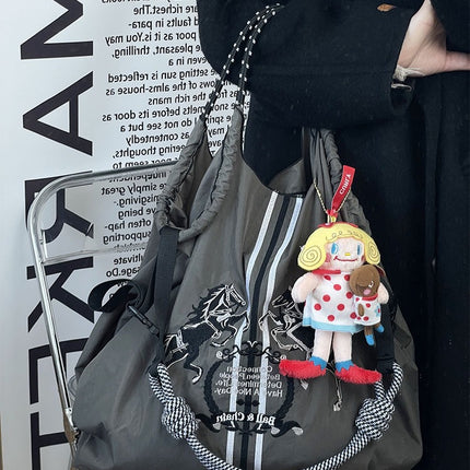 New Canvas Bag Embroidered Shopping Bag Tote Bag Large Capacity Bag Women's Handbag Crossbody Bag