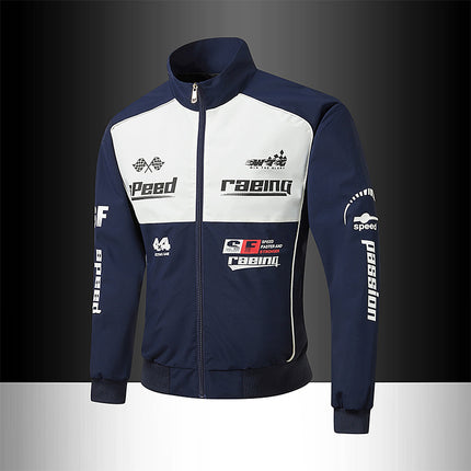 2025 New Men's Motorcycle Clothing European Size Motorcycle Clothing Cross-Border Exclusive Motorcycle Clothing Racing Clothing Men's Leather Jacket