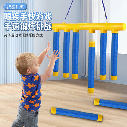 Eye Disease Hand Quick Grasping Stick Machine Hand Grasping Stick Indoor Drop Reaction Mensitivity Sensor Trainer Challenge Children's Toys