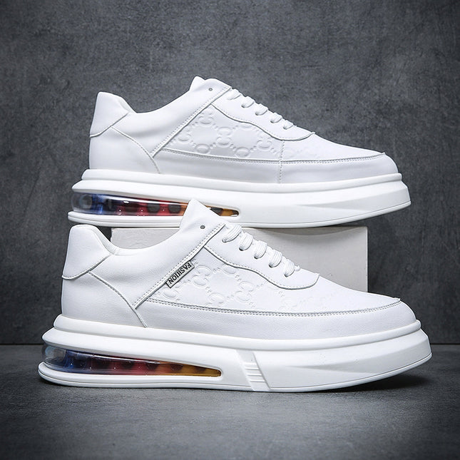 Men's Shoes Trendy Fashion Air Cushion Rainbow Sole European Goods Wholesale from Wenzhou Live Streaming Dropshipping Fast Direct Supply Trendy Brand