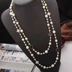 063 black oil white diamond four-leaf clover