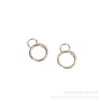 Alloy Open-Ended Ear Spring Buckle Key Hook Ring Outdoor Climbing Key Hook Open Circle Activity Buckle