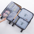 Gray seven-piece set