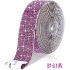 2 rows of diamonds 0.4cm / Spray color fantasy purple