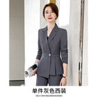 gray one-piece suit / S