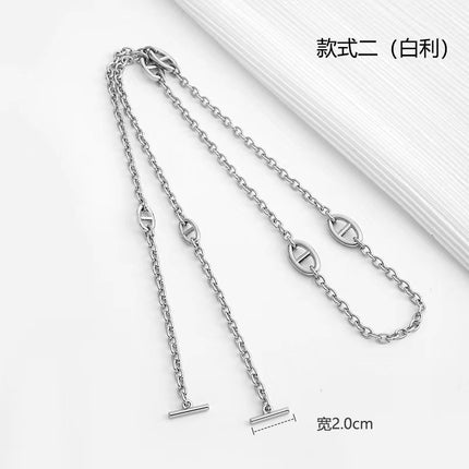 Factory direct sales suitable for Hermes pig nose chain accessories Evelyn underarm bag crossbody transformation bag chain
