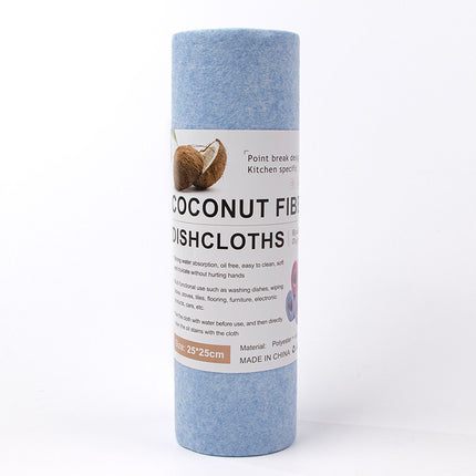 Cross-Border Ultra-Fine Fiber Polyester Towel Roll, Multi-Functional Thickened Kitchen Dishwashing Cloth, Lint-Free Hand-Tearable Cleaning Cloth
