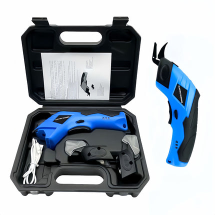 3.6V lithium battery scissors cloth cutting scissors charging cloth cutting tungsten steel electric scissors cloth leather trimming charging scissors