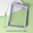 New zipper taro purple a5 binder