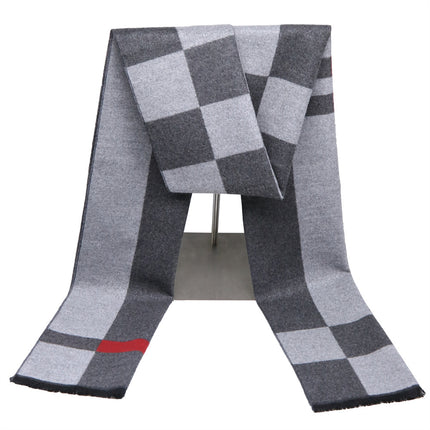 2025 New Autumn and Winter Scarf Fashionable Men's Warm and Cold-Proof Versatile Scarf Business Style Casual Windbreaker Scarf