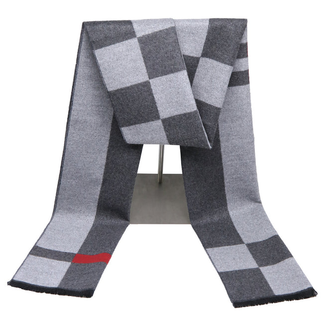 2025 New Autumn and Winter Scarf Fashionable Men's Warm and Cold-Proof Versatile Scarf Business Style Casual Windbreaker Scarf