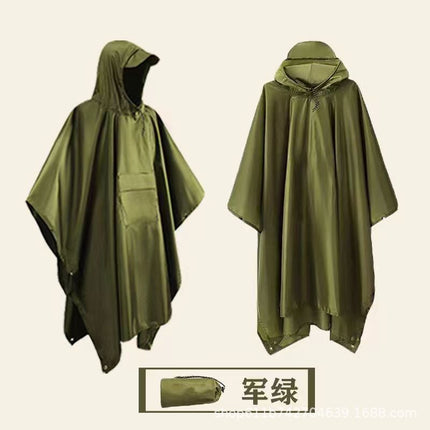 Source manufacturers Tianmu multi-functional three-in-one outdoor hiking camping multi-purpose foreign trade cape poncho