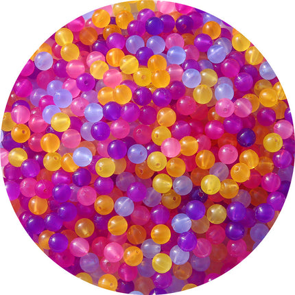 Acrylic UV Color-changing Beads Round Beads Handmade DIY Jewelry Accessories Homemade Bracelet Bracelet Beaded Material