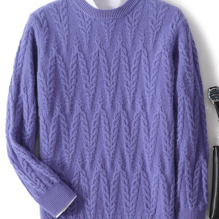 Wool Jacquard Sweater Men / Pull Jacquard Laine Homme