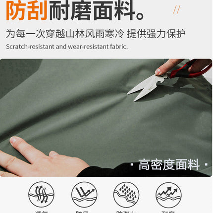 Couple Monomer Charge Clothes Women's Spring and Autumn Outdoor Windproof Waterproof Fashion Removable Hat Jacket Jacket Men's 66089N