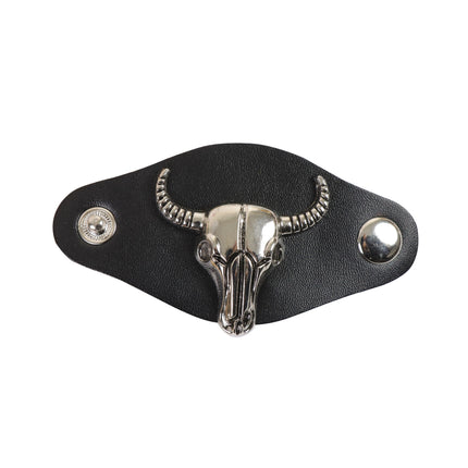 Handmade Leather Car Keychain Mini Cat Mask Shape Keychain Hollow Key Chain Key Ring Toy in stock