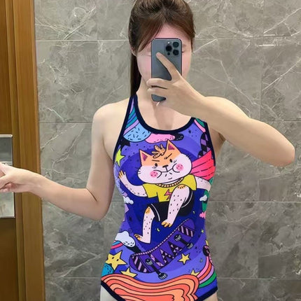 Racing Swimsuit for Women's Swimming Pool 2025 New Hot Style Large Size High-End Girl's Professional One-Piece Swimming New Product