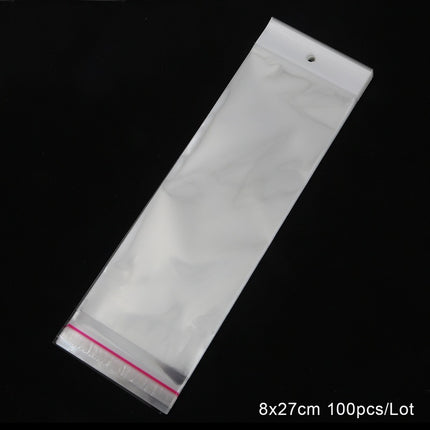 Wholesale Opp Bags Self-Adhesive Bags DIY Handmade Small Jewelry Packaging Bags Transparent Self-Sealing Plastic Bags