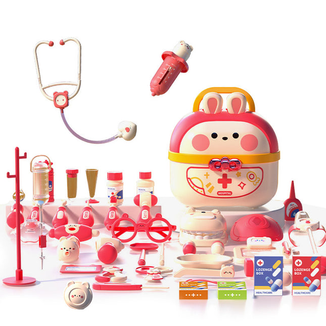 Simulation Medical Box Doctor Doctor Toy Set Boy Play House Play Injection Medical Suitcase Girl