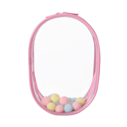 15cm Baby Bag Cotton Doll Pain Bag Trendyy Hand-Made Doll Outing Bag Double Zipper Thickeneded Transparent Baby Walking Bag