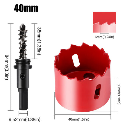 M42 bimetal hole opener woodworking iron pipe aluminum gypsum board drill hole opener PV woodworking suit