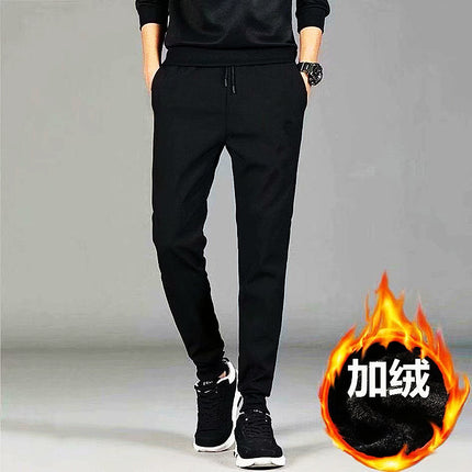 Camouflage Pants Men's Elastic Slim Fit Large Size Youth Cargo Pants Middle-Aged Labor Protection Work Small Feet Casual Long Pants