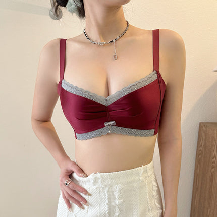 Original Palm Cup Push-Up Bra for Small Breasts, Push-Up, Auxiliary Breast Reduction, Anti-Sagging, No Rims, Adjustable Sexy Bra