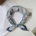 Deep Sea Meet Flowers Dark Blue