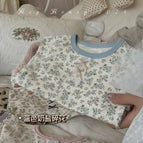 150cm / Blue milk salt floral