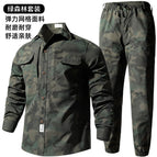 9100 summer mesh shirt set green flower pattern / 165