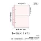 Large a6 large 2 grid card page 10 sheets 132#