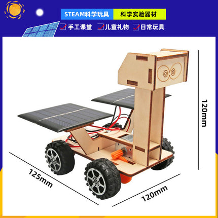Children's science and technology diy handmade small solar series solar toy car physical model scientific experiment