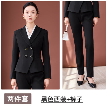 Professional Suit Suit for Women 2025 New Autum High-End Hotel Manager Front Desk Reception Commuter Formal Suit