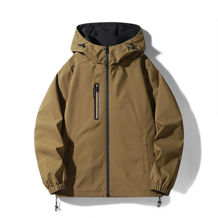 Live Explosions Jacket New Waterproof Charge Clothes Couple's Hooded Outdoor Mountaineering Functional Clothes Loose Jacket
