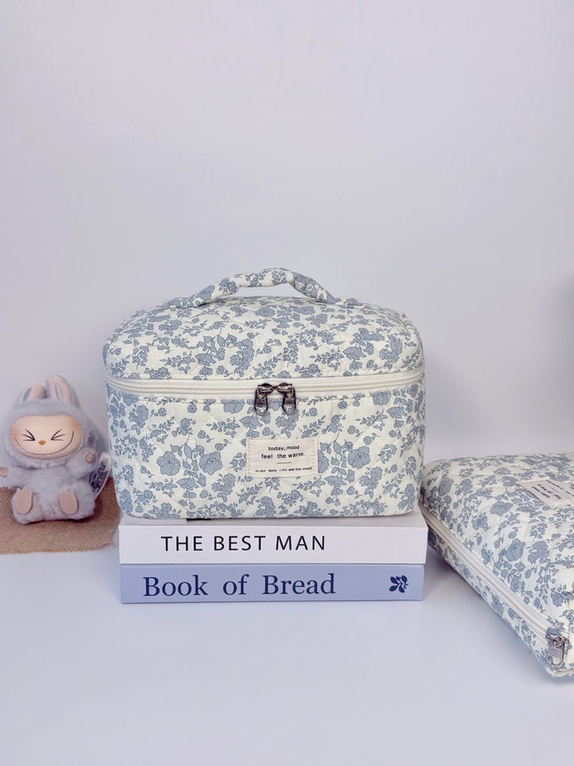 Large-Capacity Partitioned Makeup Bag, High-End Portable Storage Bag, Wholesale in Stock, Exclusively for Cross-Border Sales, Supports Labeling and Dropshipping