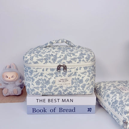 Large-Capacity Partitioned Makeup Bag, High-End Portable Storage Bag, Wholesale in Stock, Exclusively for Cross-Border Sales, Supports Labeling and Dropshipping