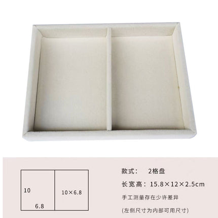 [Jewelry storage artifact] factory direct jewelry storage box jewelry storage plate earrings ring storage finishing