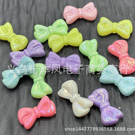 Acrylic light color plated AB colorful diy children beaded material candy AB colorful beads jewelry accessories