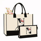 Black Letter Flower N