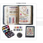 86 magnifying glass + small needle method book (with instructions)